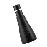 Maxbell Faucet Head Universal Replacement Water Saver Faucet Sprayer Attachment Single Blade Black