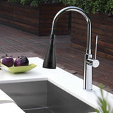 Maxbell Faucet Head Universal Replacement Water Saver Faucet Sprayer Attachment Single Blade Black