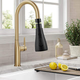 Maxbell Faucet Head Universal Replacement Water Saver Faucet Sprayer Attachment Single Blade Black