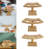 Maxbell Japanese Style Roll Storage Rack Cones Rack for Dining Room Buffet Two Hole