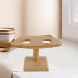 Maxbell Japanese Style Roll Storage Rack Cones Rack for Dining Room Buffet Two Hole