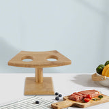 Maxbell Japanese Style Roll Storage Rack Cones Rack for Dining Room Buffet Two Hole