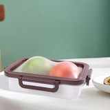 Maxbell Silicone Boxes Food Storage Container Large Case Traveling White 2000ml