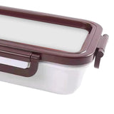 Maxbell Silicone Boxes Food Storage Container Large Case Traveling White 2000ml