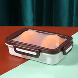 Maxbell Silicone Boxes Food Storage Container Large Case Traveling White 2000ml