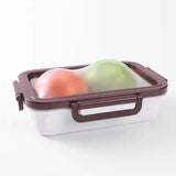 Maxbell Silicone Boxes Food Storage Container Large Case Traveling White 2000ml