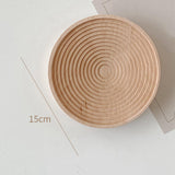 Maxbell Decorative Tray Bread Dessert Tray Perfume Storage Tray Desktop Round