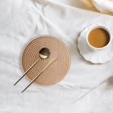 Maxbell Decorative Tray Bread Dessert Tray Perfume Storage Tray Desktop Round