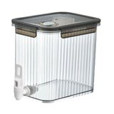 Maxbell Fridge Iced Beverage Dispenser Drink Jug Bucket for Kitchen 3.5L Gray