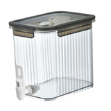 Maxbell Fridge Iced Beverage Dispenser Drink Jug Bucket for Kitchen 3.5L Gray