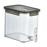 Maxbell Fridge Iced Beverage Dispenser Drink Jug Bucket for Kitchen 3.5L Gray