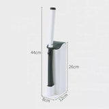 Maxbell Toilet brush Cleaning Supplies with Long Handle Flexible for Household Hotel Blue
