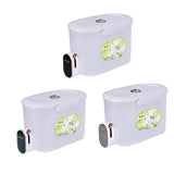 Maxbell 5L Beverage Dispenser with Spigot Lemonade Container Sealed for Outdoor Black