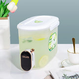 Maxbell 5L Beverage Dispenser with Spigot Lemonade Container Sealed for Outdoor Black