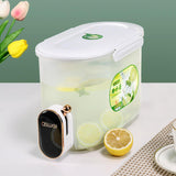 Maxbell 5L Beverage Dispenser with Spigot Lemonade Container Sealed for Outdoor Black