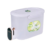 Maxbell 5L Beverage Dispenser with Spigot Lemonade Container Sealed for Outdoor Grey