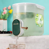 Maxbell 5L Beverage Dispenser with Spigot Lemonade Container Sealed for Outdoor Grey