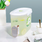 Maxbell 5L Beverage Dispenser with Spigot Lemonade Container Sealed for Outdoor Green