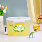 Maxbell 5L Beverage Dispenser with Spigot Lemonade Container Sealed for Outdoor Green