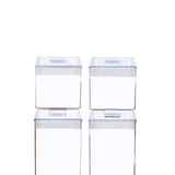 Maxbell 7x Airtight Food Storage Set BPA Free with Lids for Flour Baking white