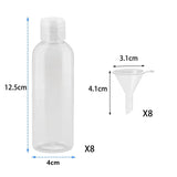 Maxbell 3.4oz/100ml Refillable Bottles with Lid Travel Bottle for Camping