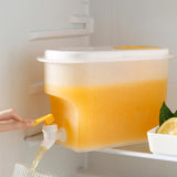 Maxbell Beverage Drink Dispenser with Faucet Water Pitcher Container for Kitchen Yellow