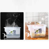 Maxbell Beverage Drink Dispenser with Faucet Water Pitcher Container for Kitchen Yellow