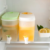 Maxbell Beverage Drink Dispenser with Faucet Water Pitcher Container for Kitchen Yellow