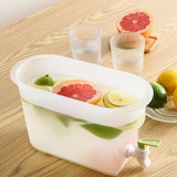 Maxbell Beverage Drink Dispenser with Faucet Water Pitcher Container for Kitchen Yellow