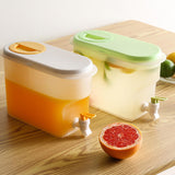 Maxbell Beverage Drink Dispenser with Faucet Water Pitcher Container for Kitchen Yellow