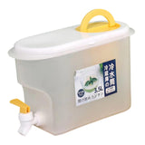 Maxbell Beverage Drink Dispenser with Faucet Water Pitcher Container for Kitchen Yellow