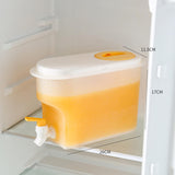 Maxbell Beverage Drink Dispenser with Faucet Water Pitcher Container for Kitchen Yellow