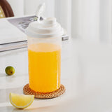 Maxbell Transparent Drink Cup W/ Lid Container PP Storage for Tea Coffee Smoothie