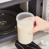 Maxbell Transparent Drink Cup W/ Lid Container PP Storage for Tea Coffee Smoothie