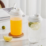 Maxbell Transparent Drink Cup W/ Lid Container PP Storage for Tea Coffee Smoothie