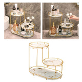 Maxbell Cosmetic Decorative Tray three tier Perfume Organiser for Bathroom Decor