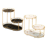 Maxbell Cosmetic Decorative Tray three tier Perfume Organiser for Bathroom Decor