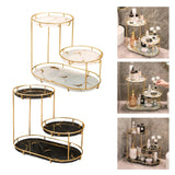 Maxbell Cosmetic Decorative Tray three tier Perfume Organiser for Bathroom Decor