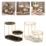 Maxbell Cosmetic Decorative Tray three tier Perfume Organiser for Bathroom Decor