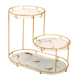 Maxbell Cosmetic Decorative Tray three tier Perfume Organiser for Bathroom Decor