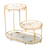 Maxbell Cosmetic Decorative Tray three tier Perfume Organiser for Bathroom Decor