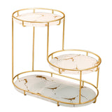 Maxbell Cosmetic Decorative Tray three tier Perfume Organiser for Bathroom Decor