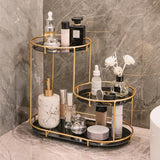 Maxbell Cosmetic Decorative Tray three tier Perfume Organiser for Bathroom Decor