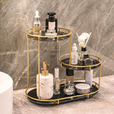 Maxbell Cosmetic Decorative Tray three tier Perfume Organiser for Bathroom Decor