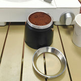 Maxbell Stainless Steel Espresso Dosing Funnel Universal for Moka Pot Kitchen Tool Small