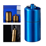 Maxbell Cigarette Case Hard Case Pouch Storage Box Lighter Holder blue
