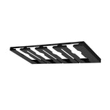 Maxbell Wine Glasses Holder Stainless Steel Hanger Under Cabinet Bar Storage Rack Black