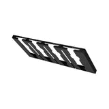 Maxbell Wine Glasses Holder Stainless Steel Hanger Under Cabinet Bar Storage Rack Black