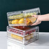 Maxbell Household Fridge Drawer Organizer Storage Bins for Kitchen Refrigerator