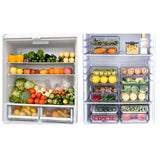 Maxbell Household Fridge Drawer Organizer Storage Bins for Kitchen Refrigerator